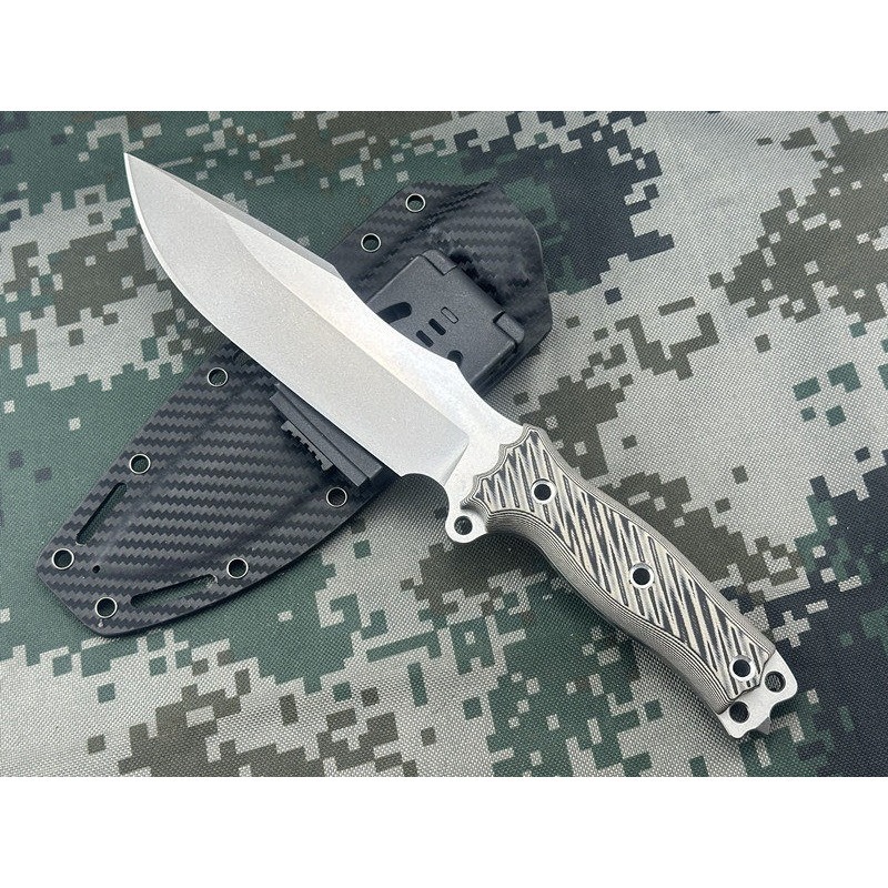 Outdoor Adventure Hunt - Coltello da Sopravvivenza MB10 in Acciaio