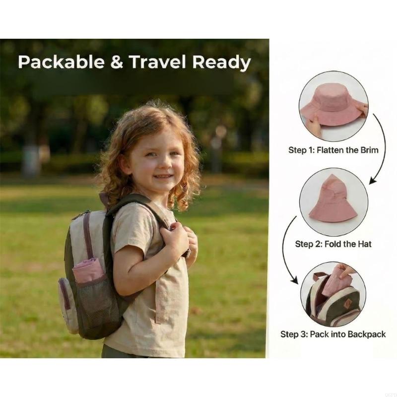 Outdoor Adventure For Toddlers - Cappello da sole a larga per