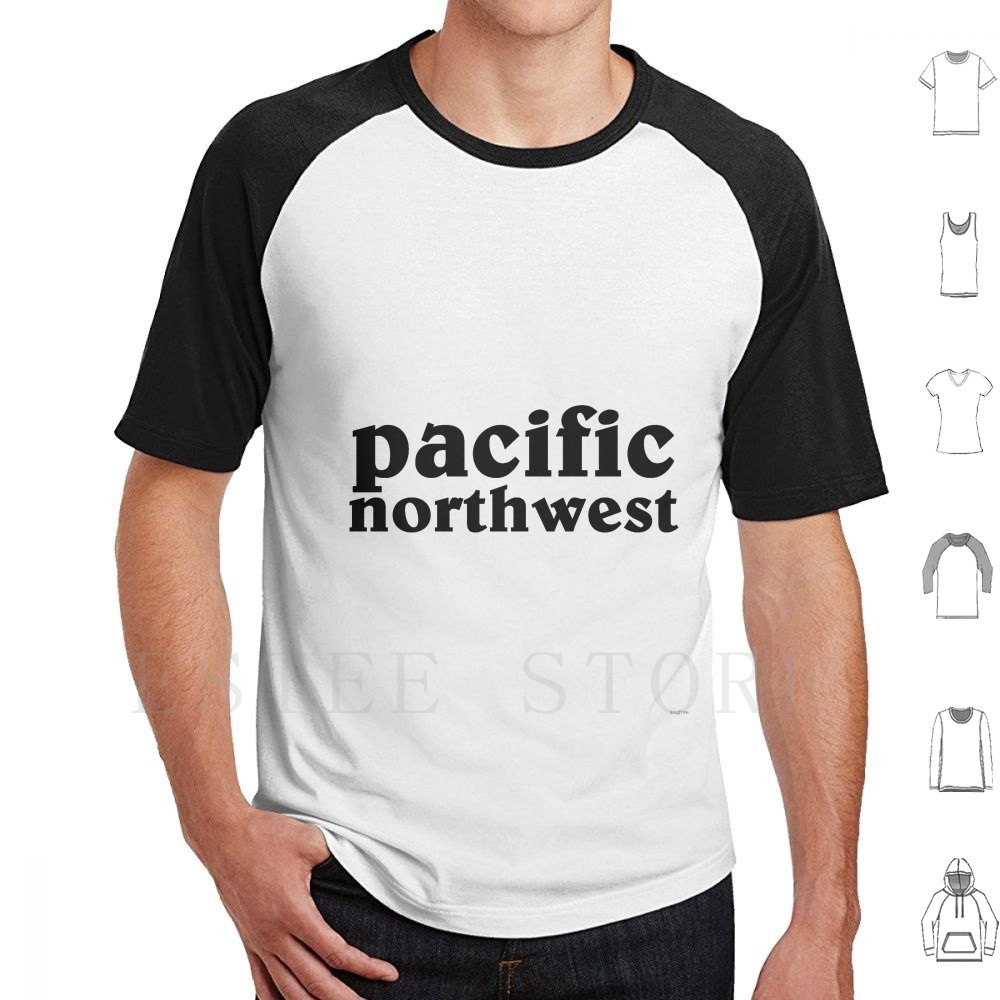 Outdoor Adventure North West - Maglietta Pacific Northwest fai da te,