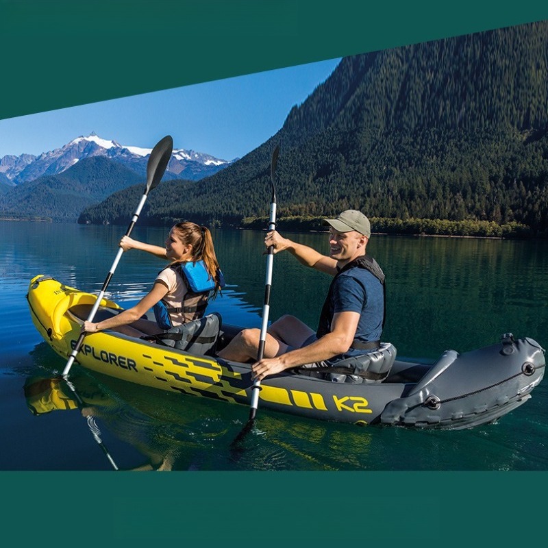 Gommone Gonfiabile per Due Per - Outdoor Adventure Kayak recensione e prezzo