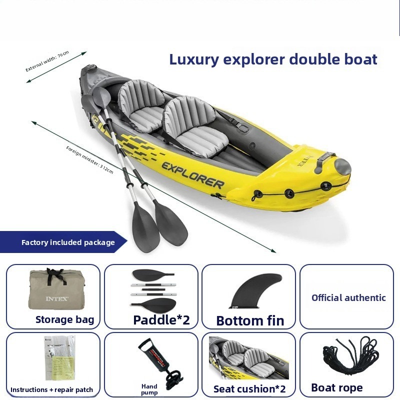 Gommone Gonfiabile per Due Per - Outdoor Adventure Kayak recensione e prezzo