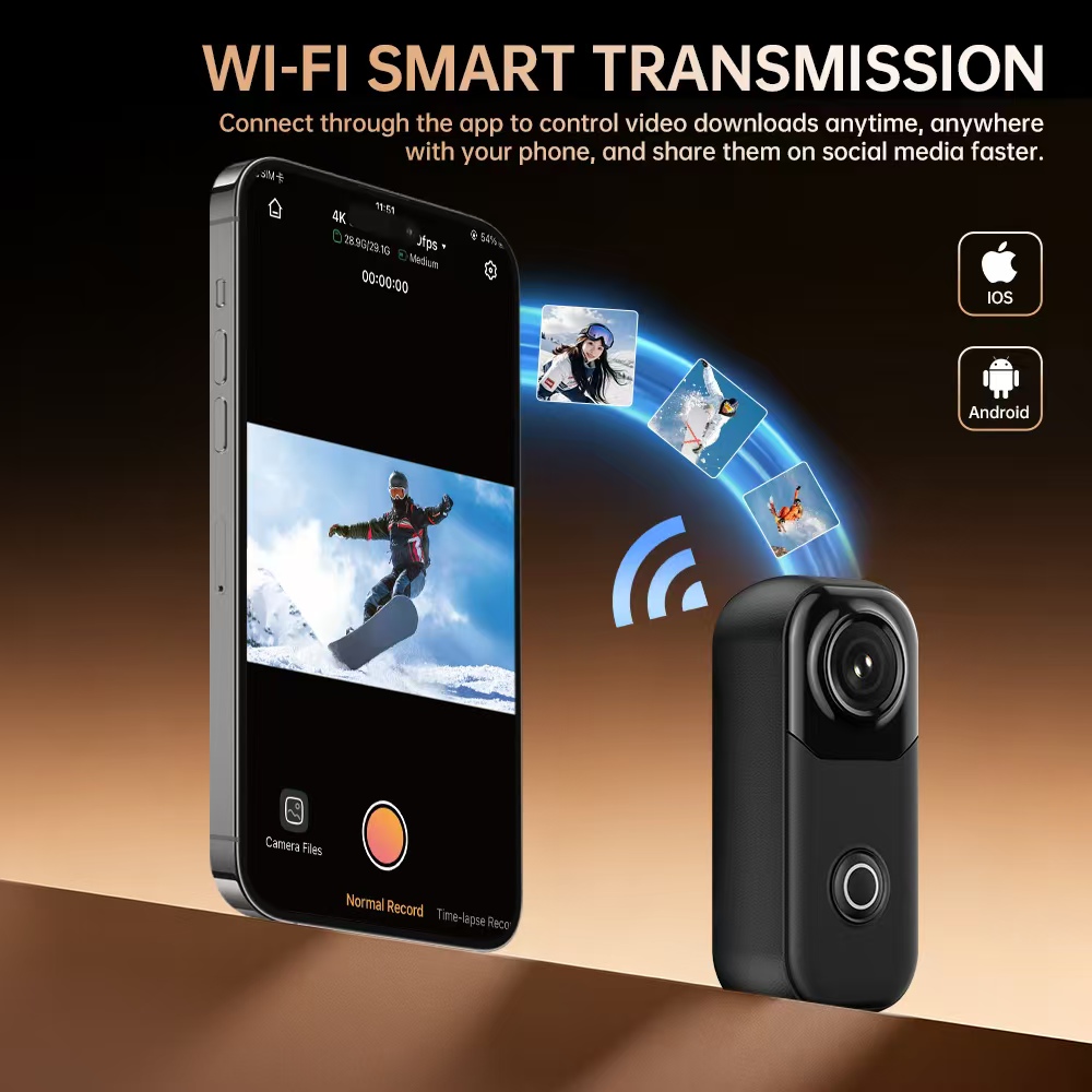 Mini Videocamera d'Azione 4K,  - Outdoor Adventure Video recensione e prezzo