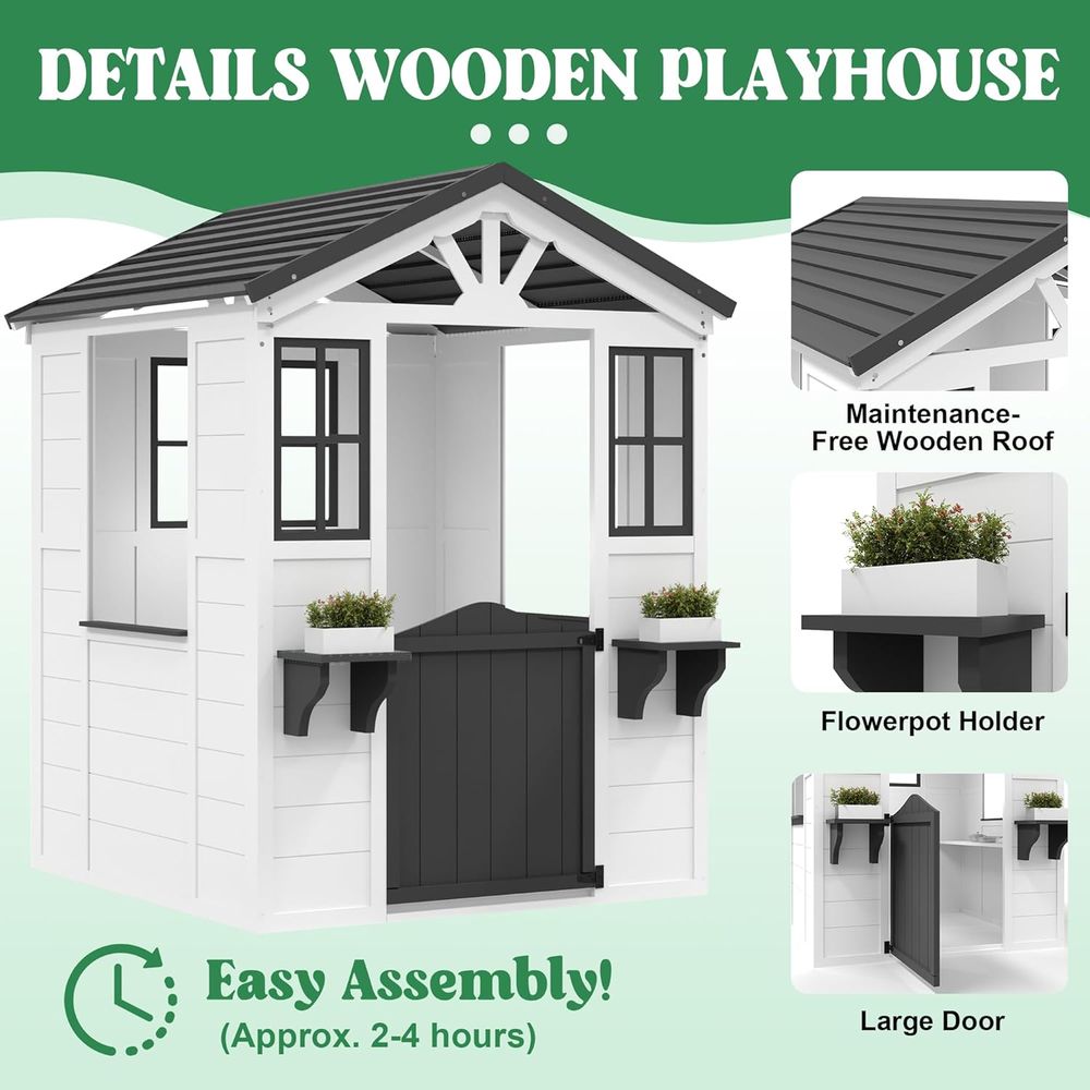 GarveeLie CeWooden Casetta da  - Outdoor Adventure For Toddlers recensione e prezzo