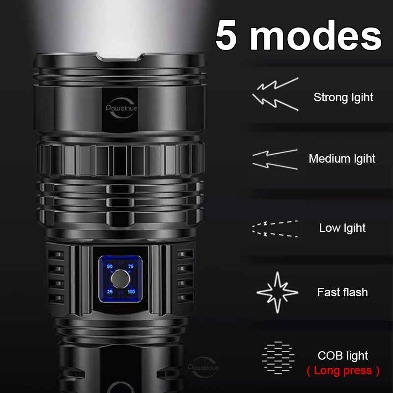 200000000LM Torcia LED più pot - Outdoor Adventure Hunt recensione e prezzo