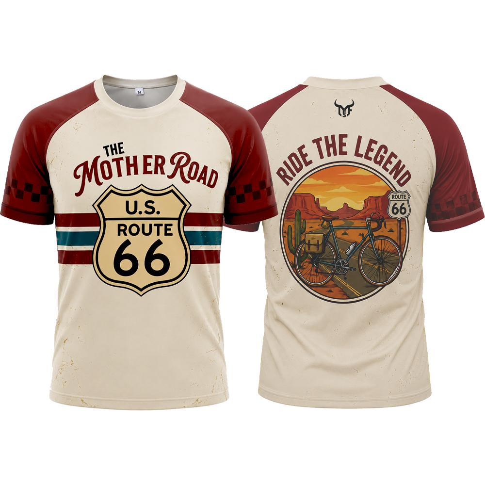 T-Shirt Vintage Route 66 per U - Outdoor Adventure Sports recensione e prezzo
