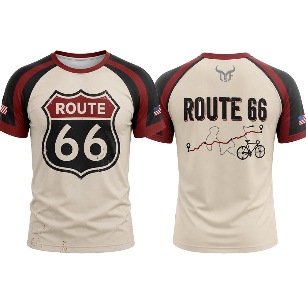 T-Shirt Vintage Route 66 per U - Outdoor Adventure Sports recensione e prezzo